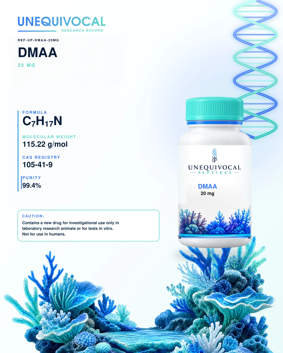 DMAA, 20 mg