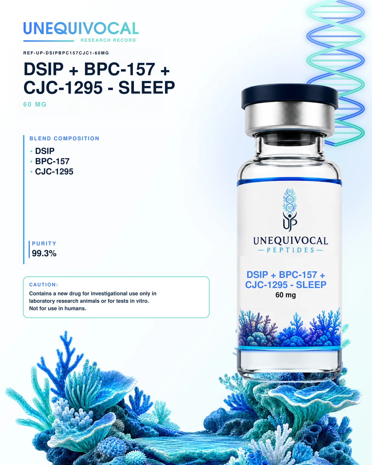 DSIP + BPC-157 + CJC-1295, 30 mg