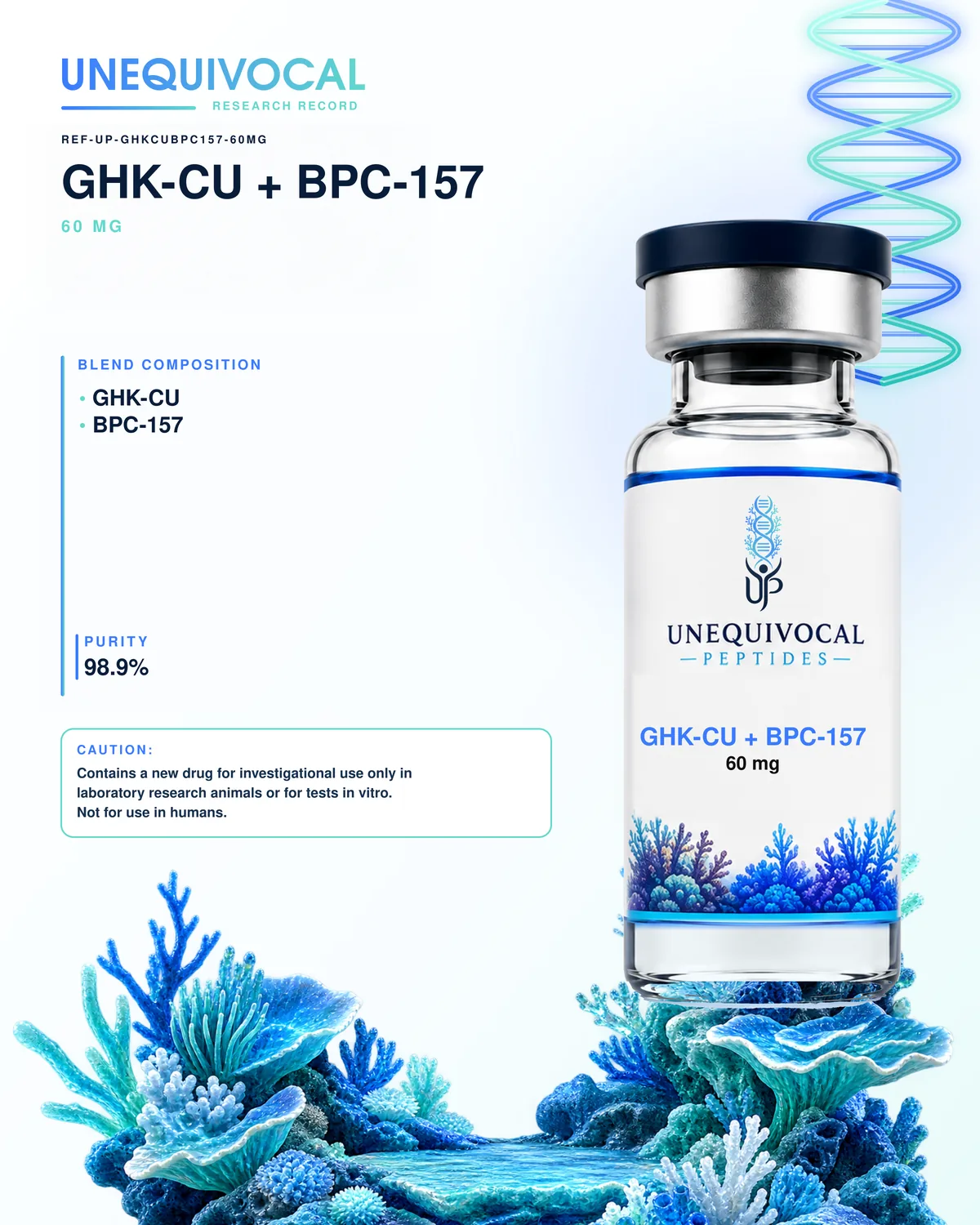 GHK-Cu + BPC-157, 70 mg