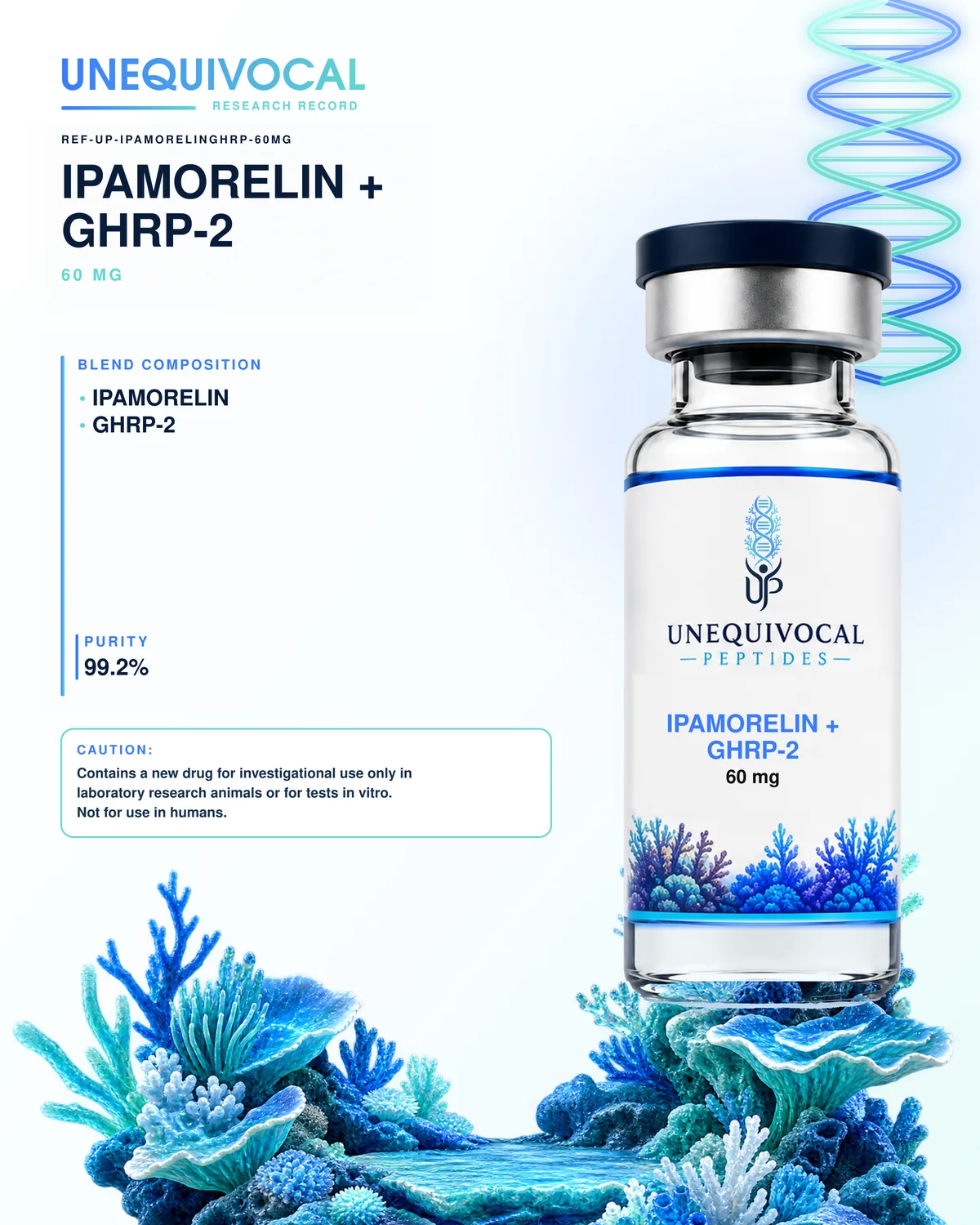 Ipamorelin + GHRP-2, 60 mg