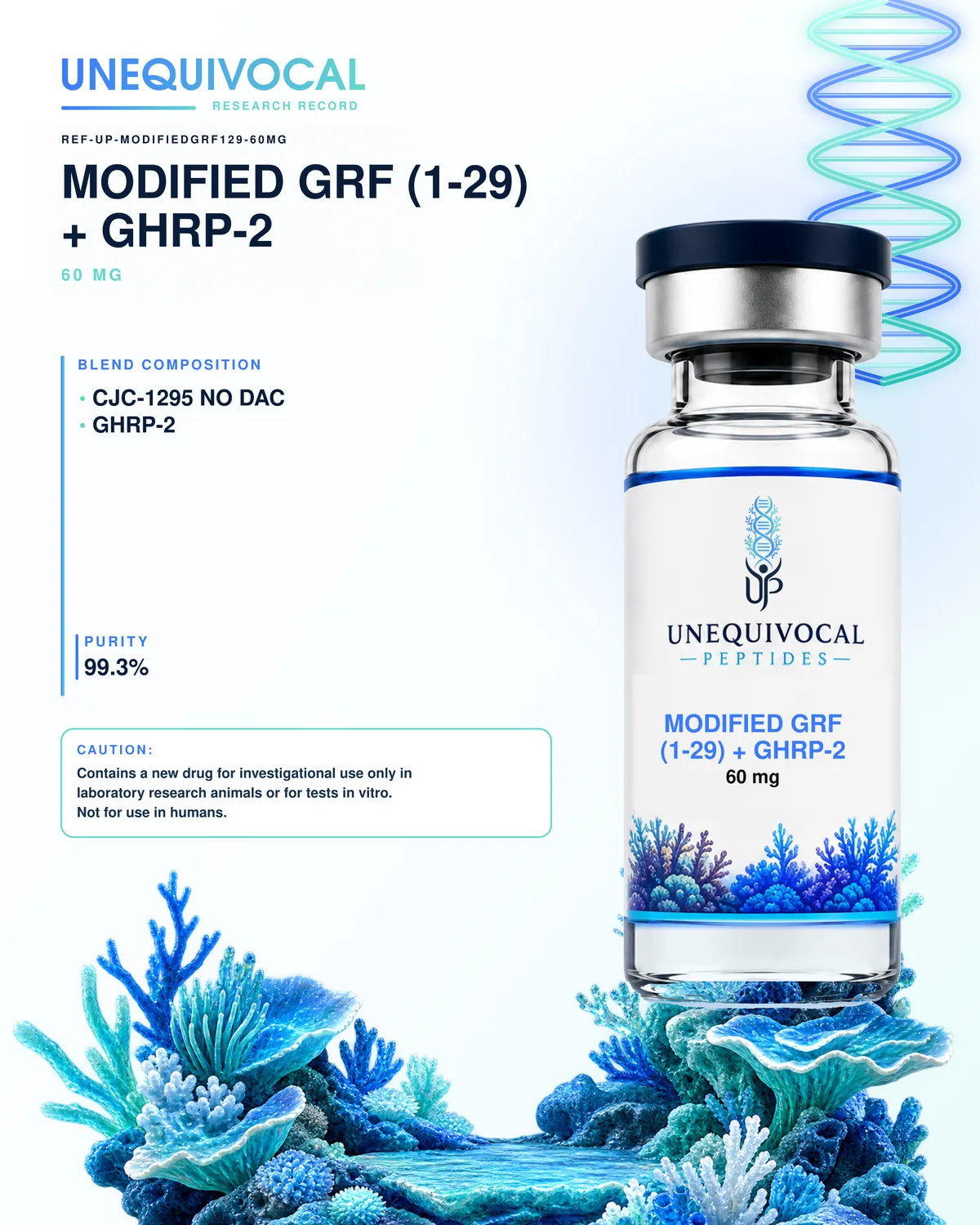 Modified GRF (1-29) + GHRP-2, 10 mg