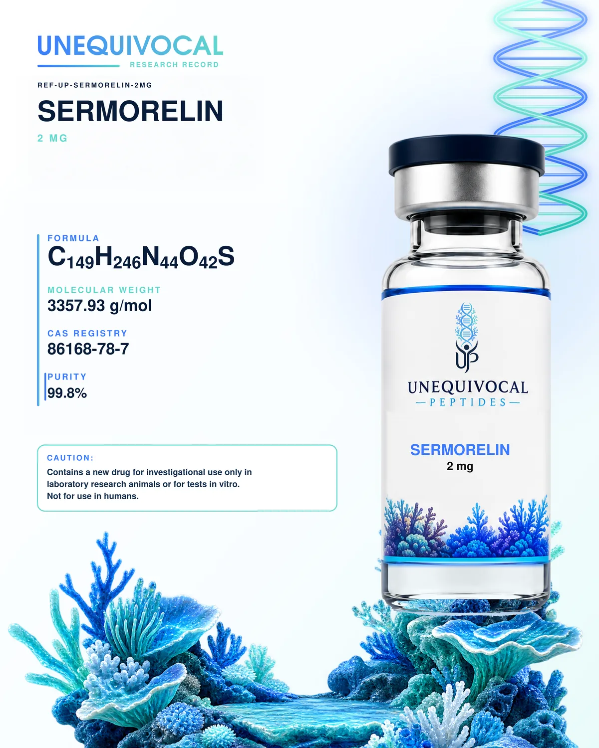 Sermorelin, 2 mg