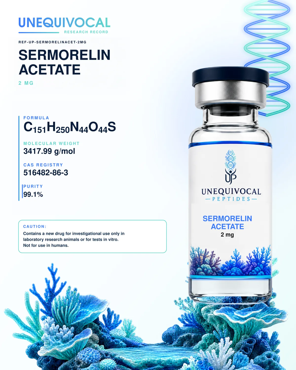 Sermorelin Acetate, 2 mg