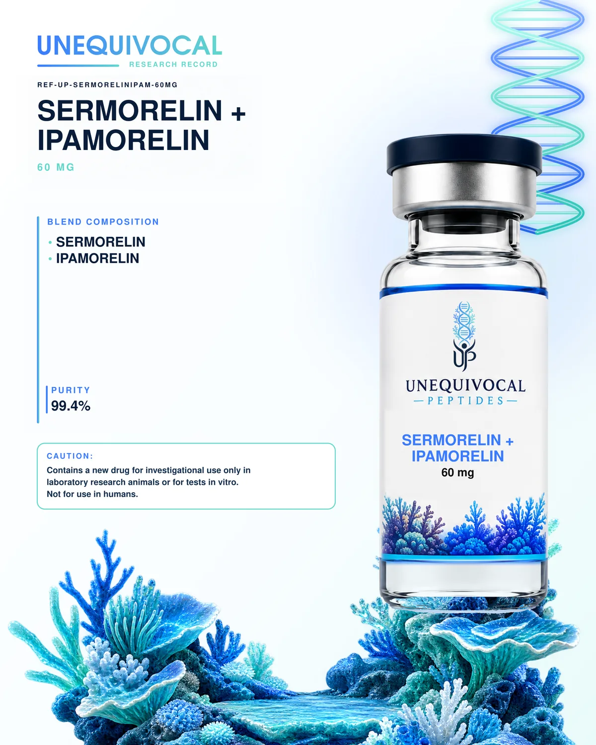 Sermorelin + Ipamorelin, 10 mg