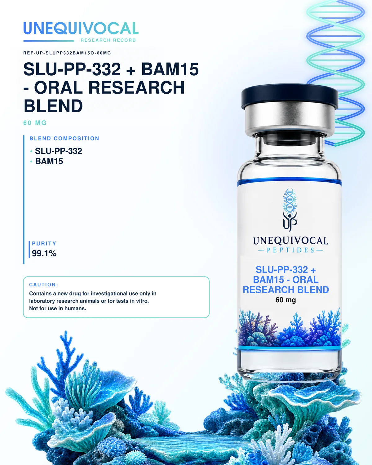 SLU-PP-332 + BAM15, 60 mg